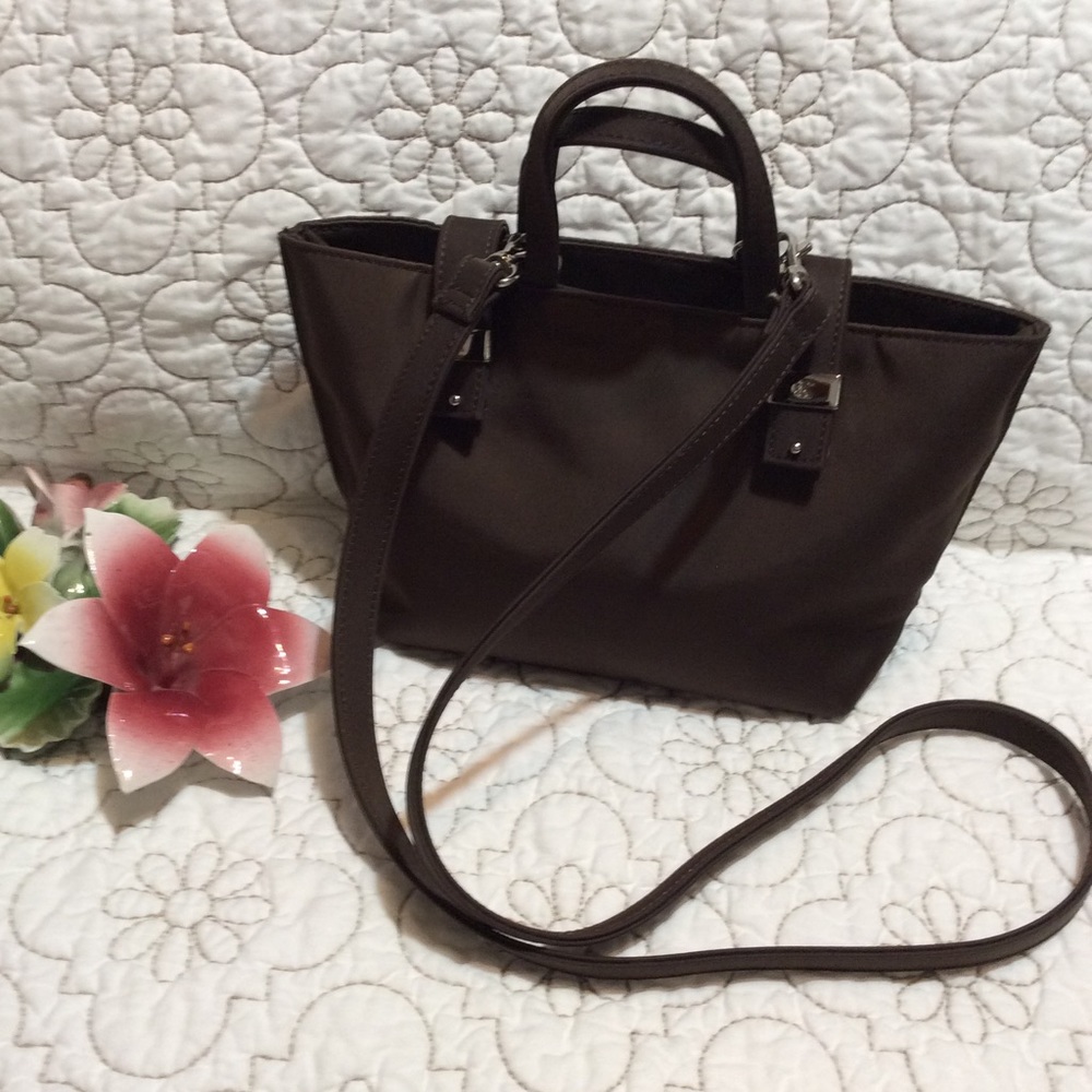 Calvin Klein Brown Canvas Bag